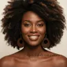 Boucles d’oreilles créoles en bois