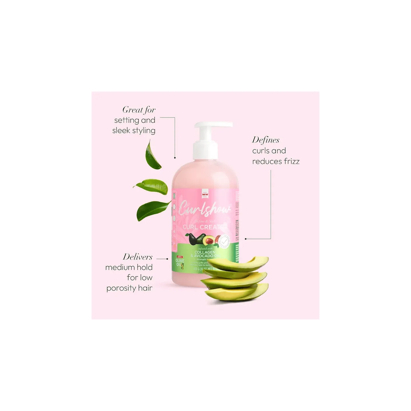 Application gel Curl Creator ORS cheveux crépus wash and go