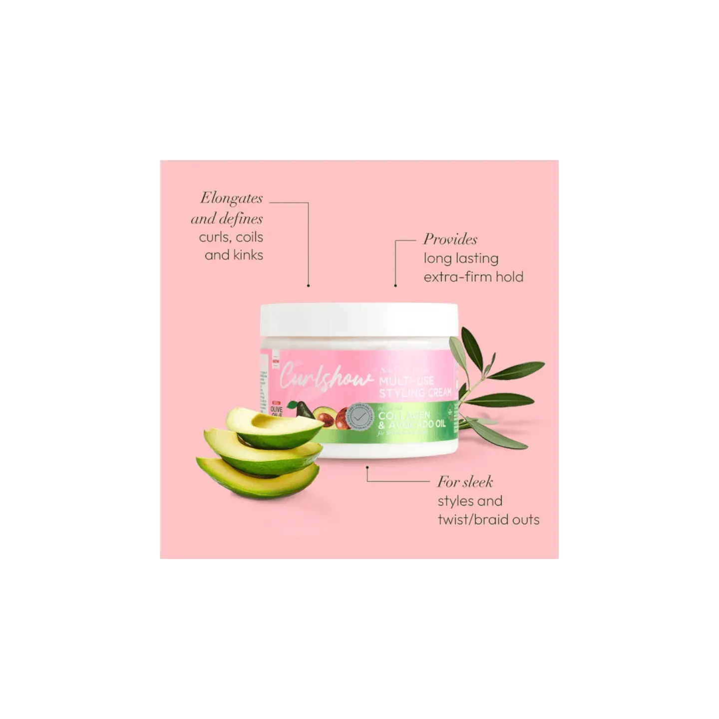 Hydratation intense cheveux épais crépus ORS Styling Cream