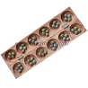 Awalé Mancala jeu de société africain en bois teck