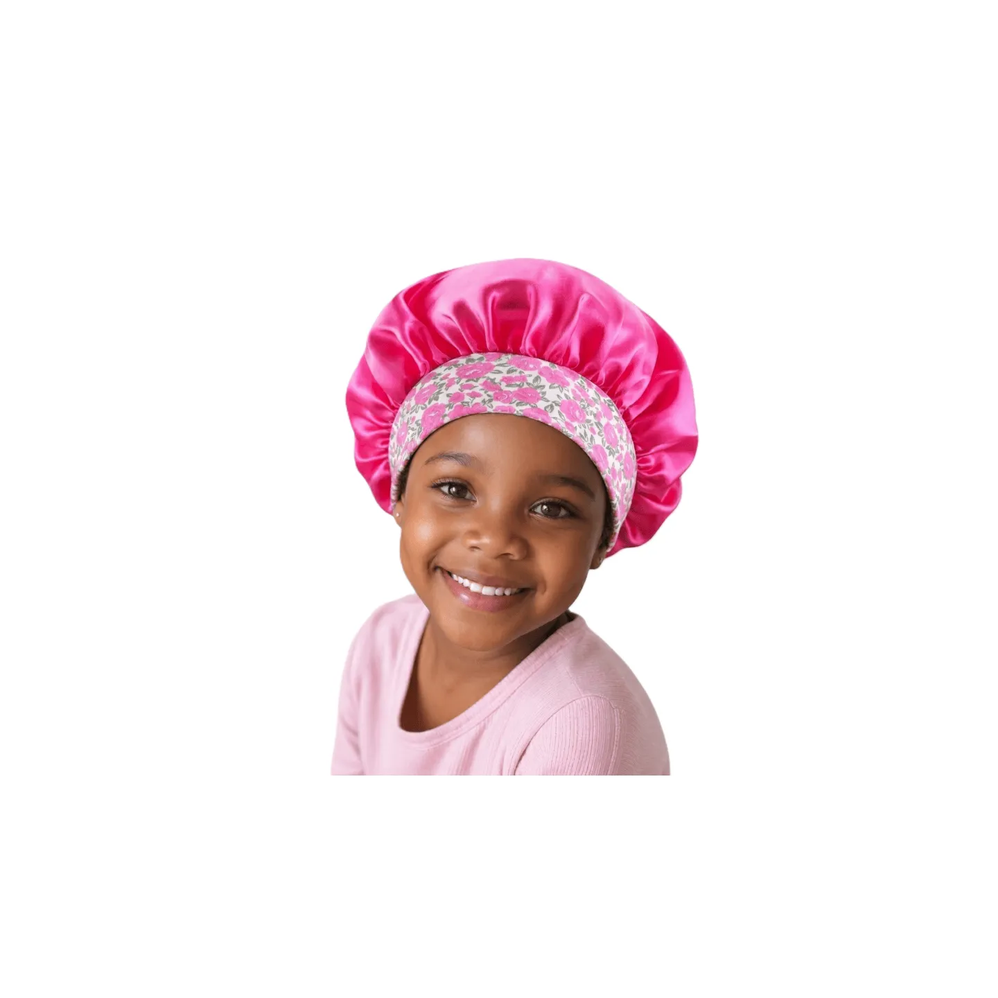 Bonnet de nuit enfant en satin – protège les cheveux, anti-casse et anti-nœuds