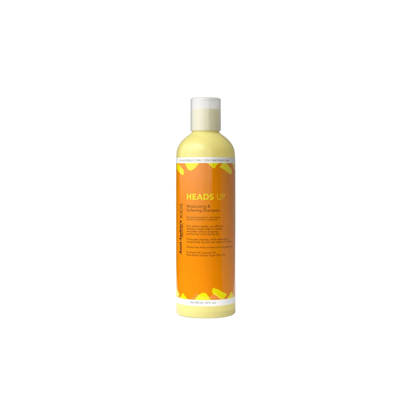 Aunt Jackie’s Kids Heads Up Shampooing Doux Hydratant et Adoucissant 355 ml