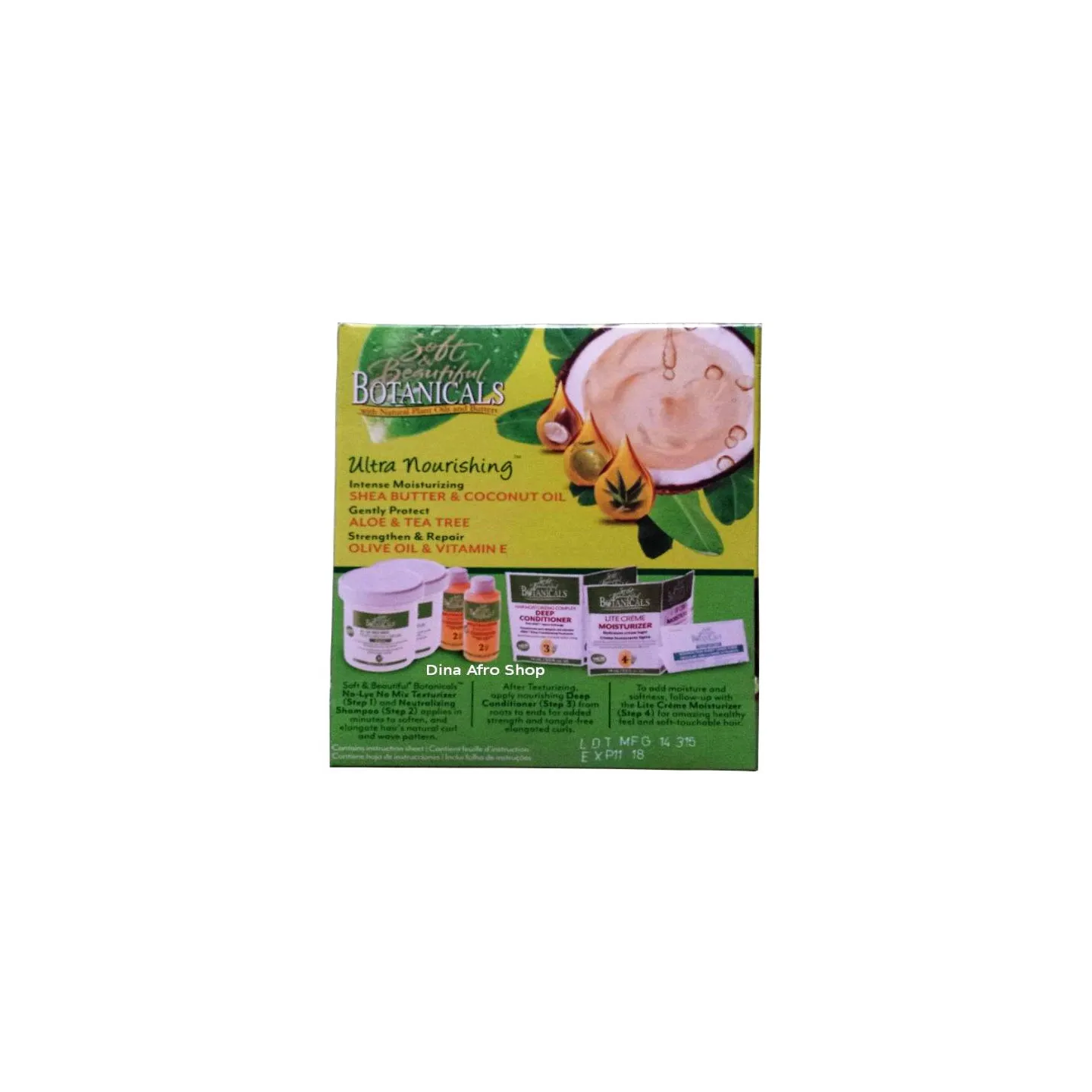 Kit Botanical Texturizer Coarse Hair  de Soft & Beautiful