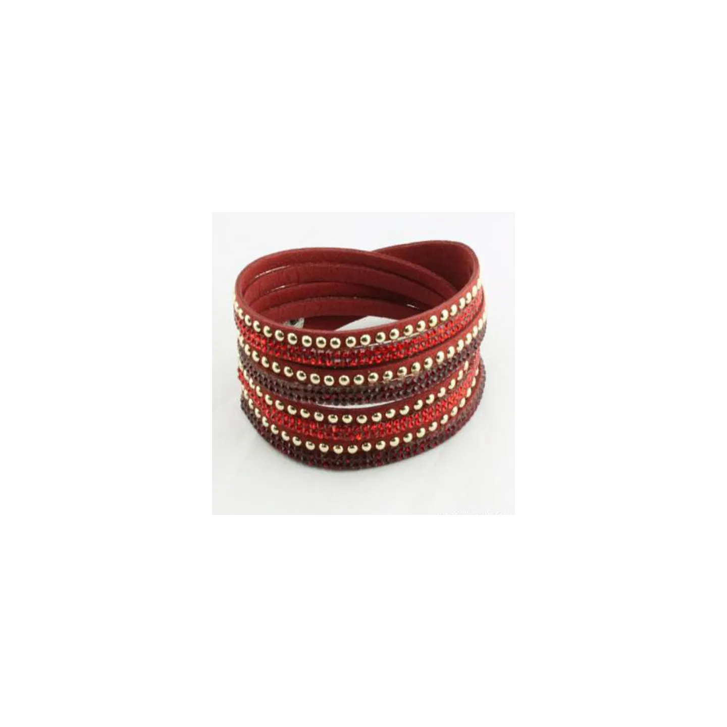 Bracelet  Cuir Synthétique métal acrylique