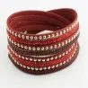 Bracelet  Cuir Synthétique métal acrylique