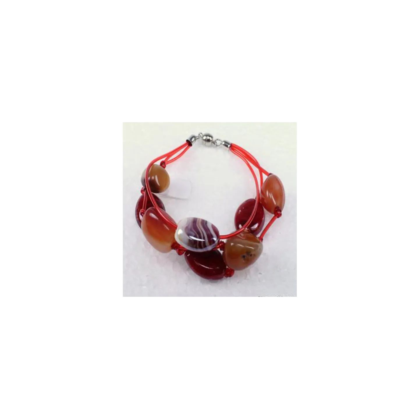 Bracelet verre et silicone