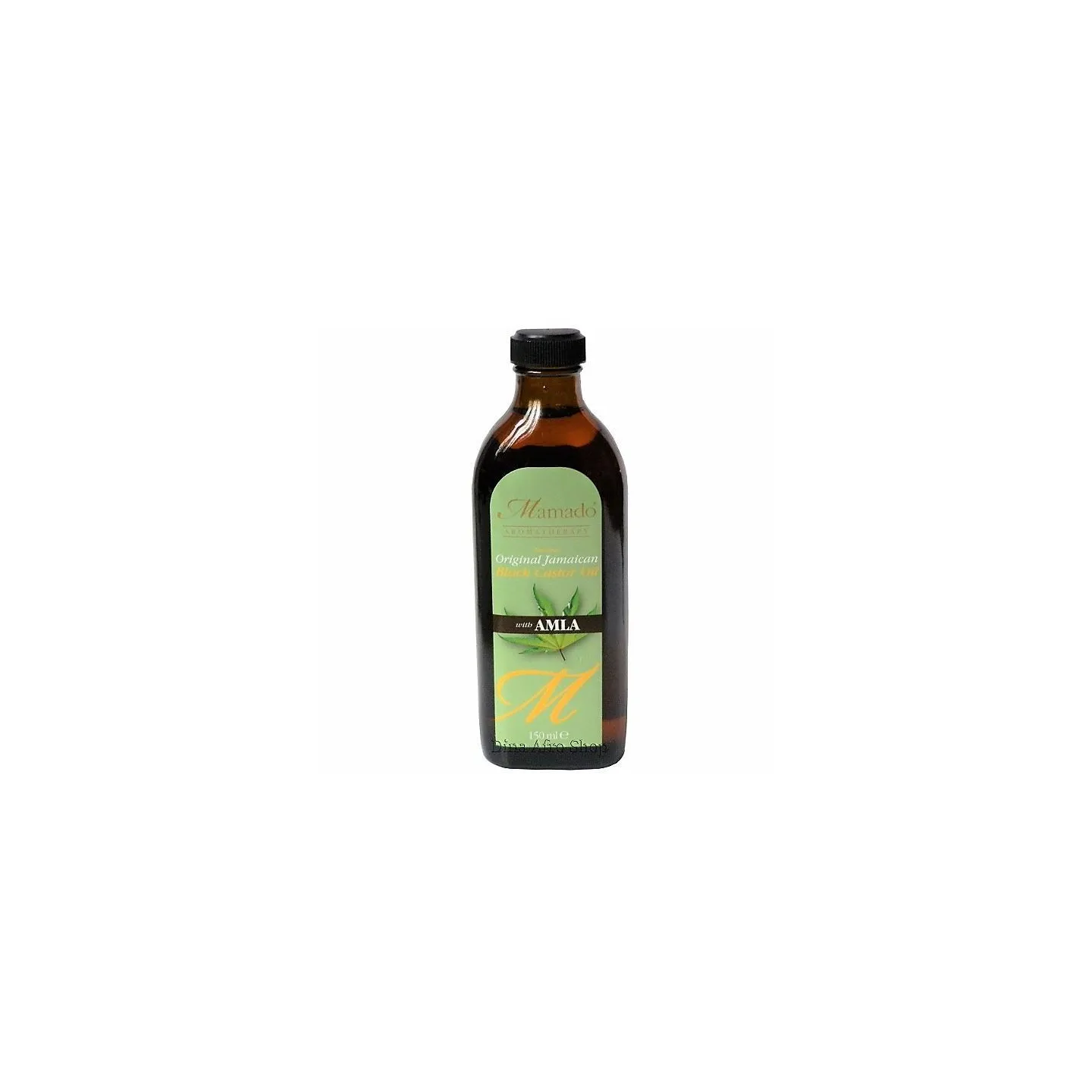 Huile naturelle de ricin noire pure et d'amla