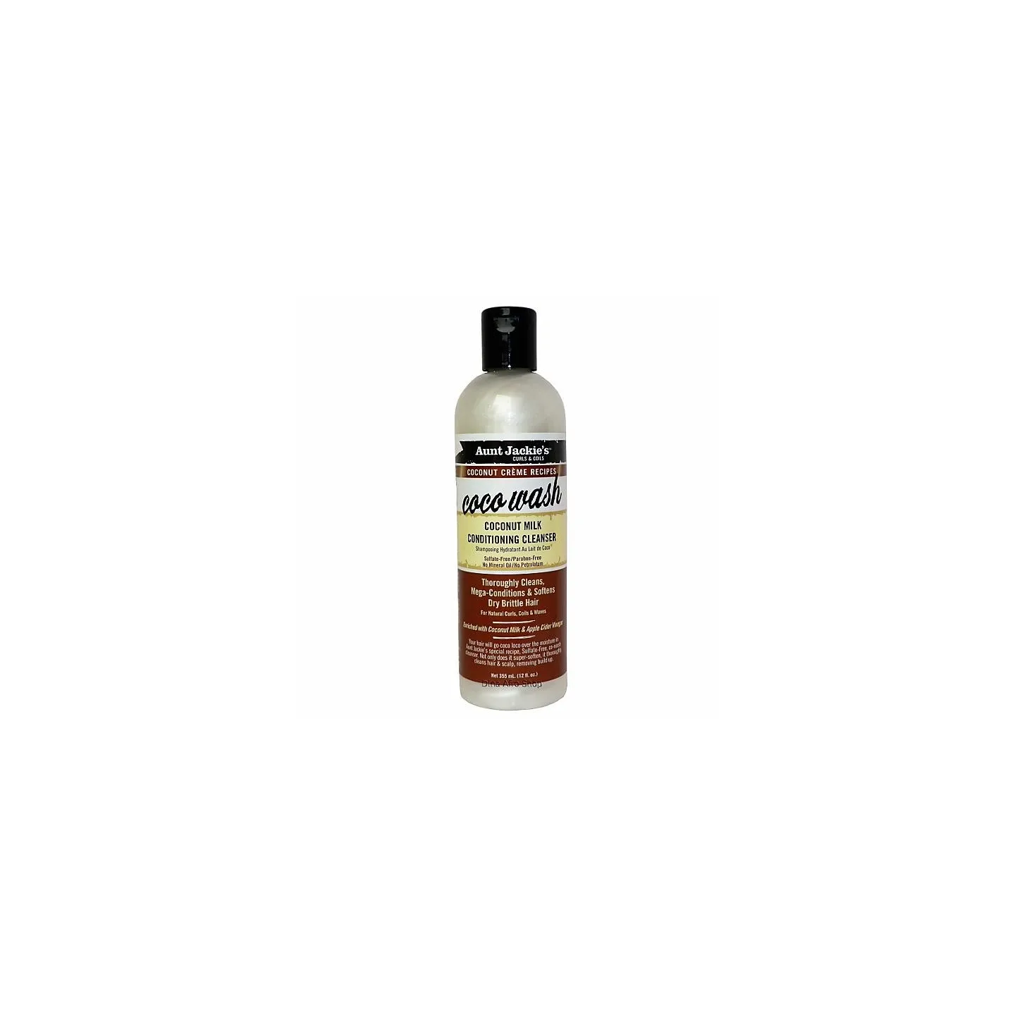 COCO WASH (Shampooing Hydratant au Lait de Coco) Aunt Jackie's 355 ml