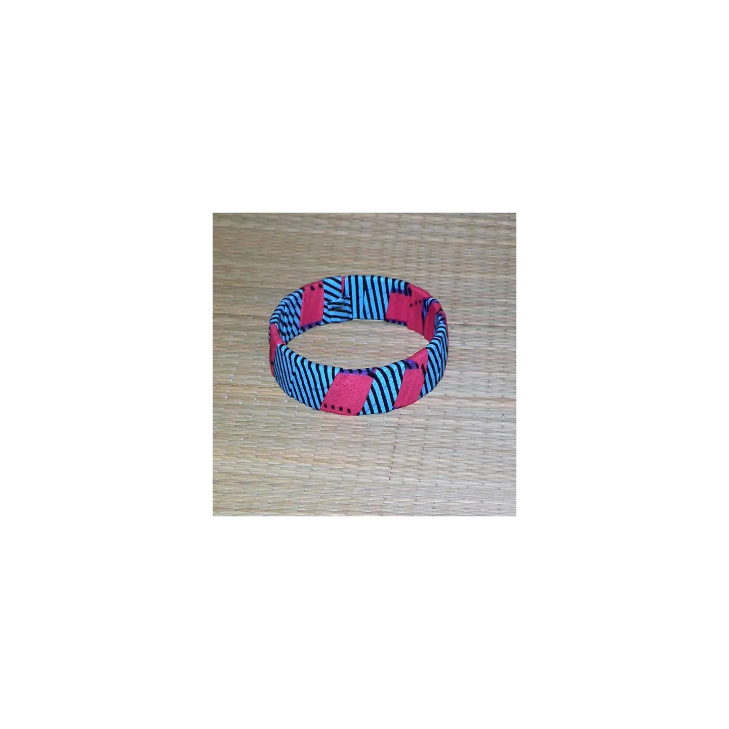 Bracelet en tissu wax