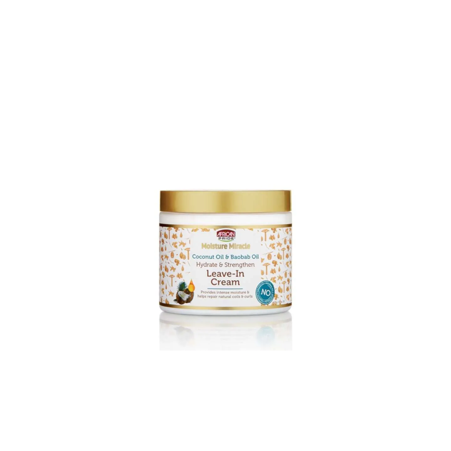 Moisture Miracle Coconut Oil & Baobab Oil Leave-In Cream ( Crème sans rinçage) African Pride
