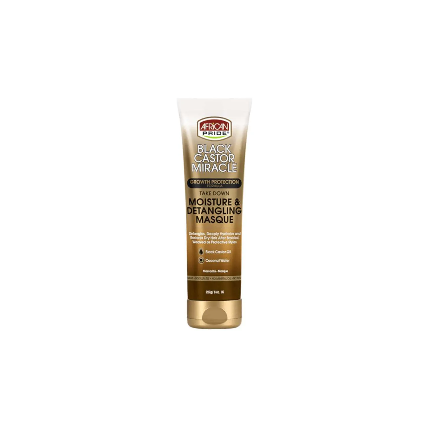 Masque Hydratant & Démêlant Black Castor Moisture (Take Down Moisture & Detangling Masque) African Pride 227g