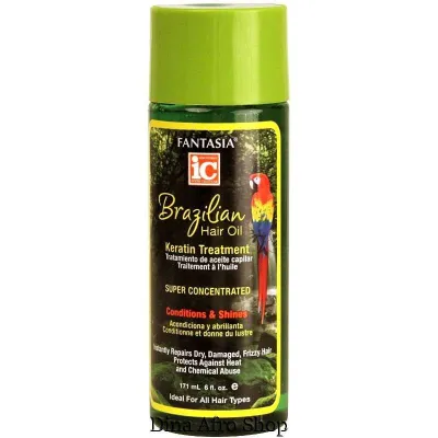 Brazilian Hair Oil Keratin Treatment (Huile de Kératine brésilienne) 176 ml