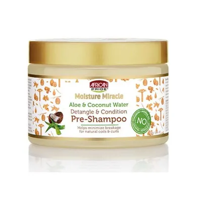 Moisture Miracle Pré-Shampoing Aloe Vera & Eau de Coco African Pride 340g