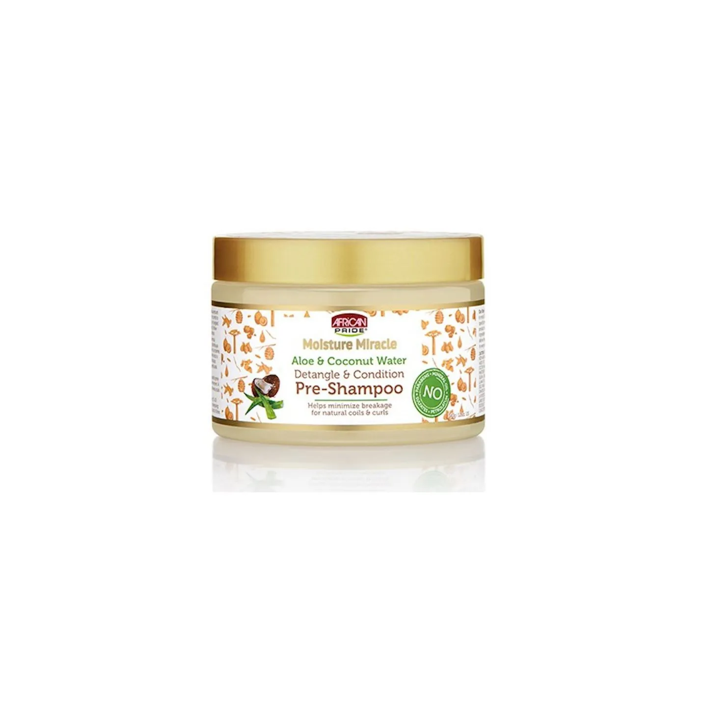 Moisture Miracle Pré-Shampoing Aloe Vera & Eau de Coco African Pride 340g