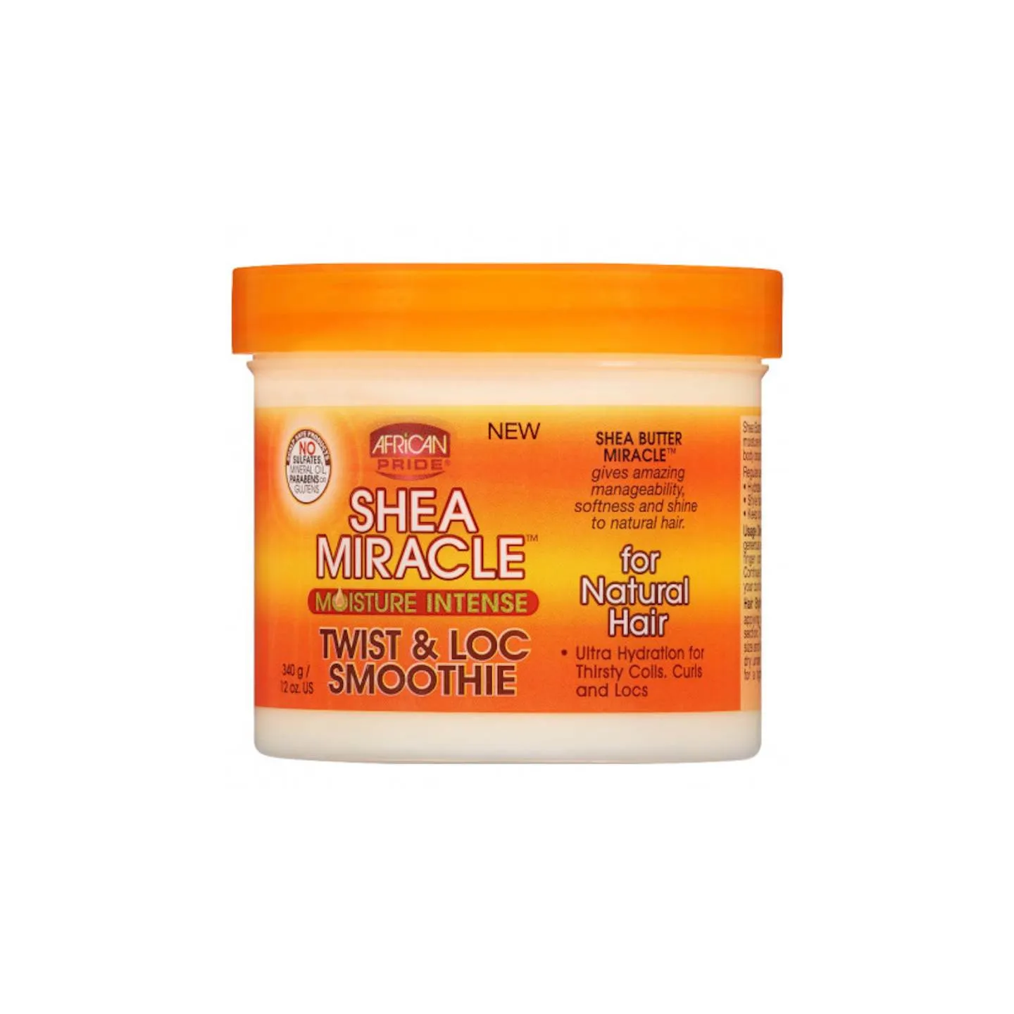Twist & Loc Smoothie Shea Butter Miracle (crème hydratante intense) African Pride 340g
